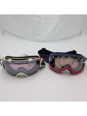 Lot of 2 Ski Snowboard Goggles Giro Grade Smith I/OS Scratched